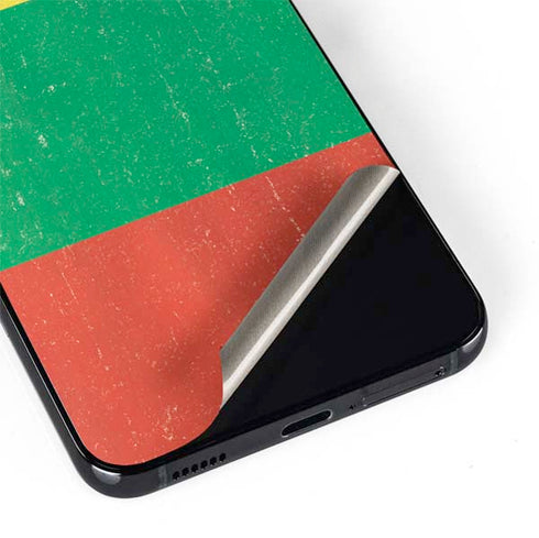 Lithuania Flag Distressed Galaxy S22 Skin